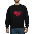 Miniatyrbilde 3 av 5: DC Comics Mens Justice League Movie Superman Logo Sweatshirt