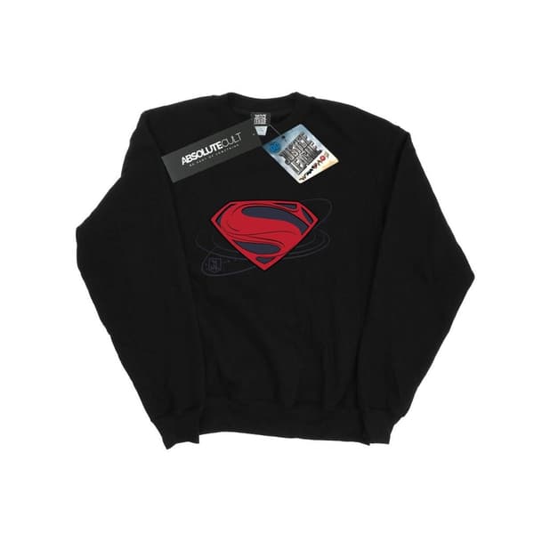 DC Comics Mens Justice League Movie Superman Logo Sweatshirt