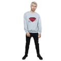 Miniatyrbilde 4 av 5: DC Comics Mens Justice League Movie Superman Logo Sweatshirt
