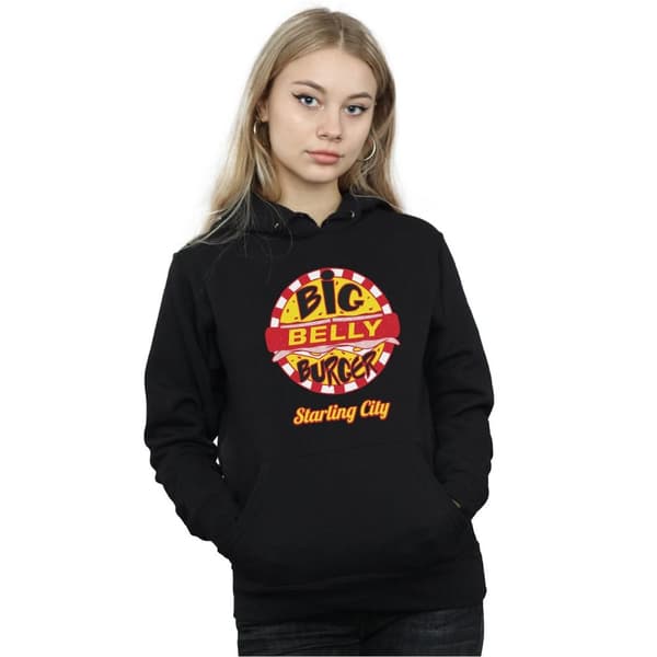 DC Comics Kvinnor/Ladies Arrow Big Belly Burger Logo Hoodie