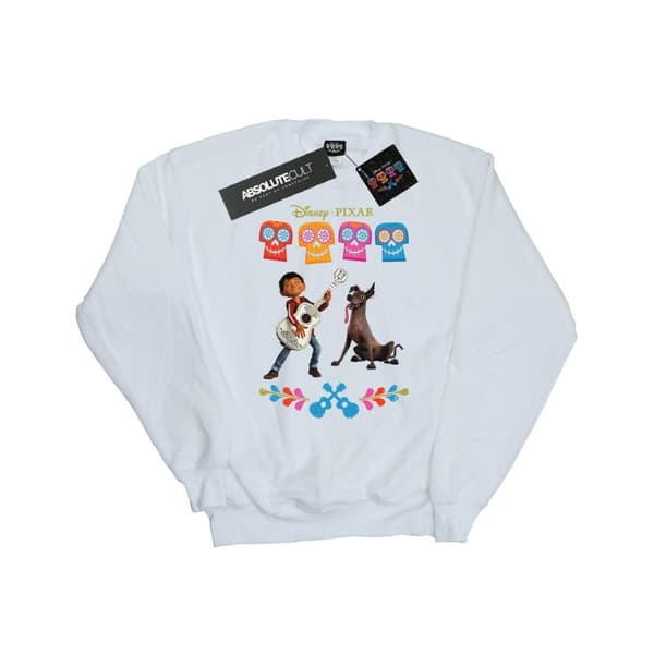 Disney Dam/Tjej Coco Miguel Logo Sweatshirt White XXL