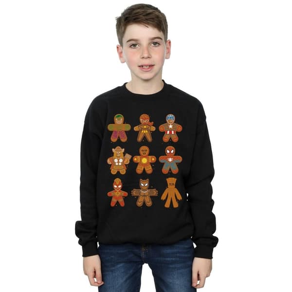 Marvel Pojkar Avengers Christmas Gingerbread Sweatshirt