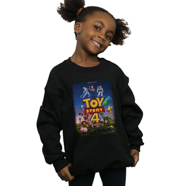 Disney Sweatshirt med affischkonst från Toy Story 4 för flickor