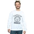 Miniatyrbilde 2 av 3: Marvel Mens Captain America Collegiate Sweatshirt