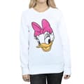 Miniatyrbild 3 av 5: Disney Sweatshirt med målat huvud - Daisy Duck - dam/dam