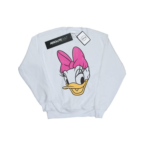 Disney Sweatshirt med målat huvud - Daisy Duck - dam/dam