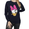 Miniatyrbild 3 av 5: Disney Sweatshirt med målat huvud - Daisy Duck - dam/dam