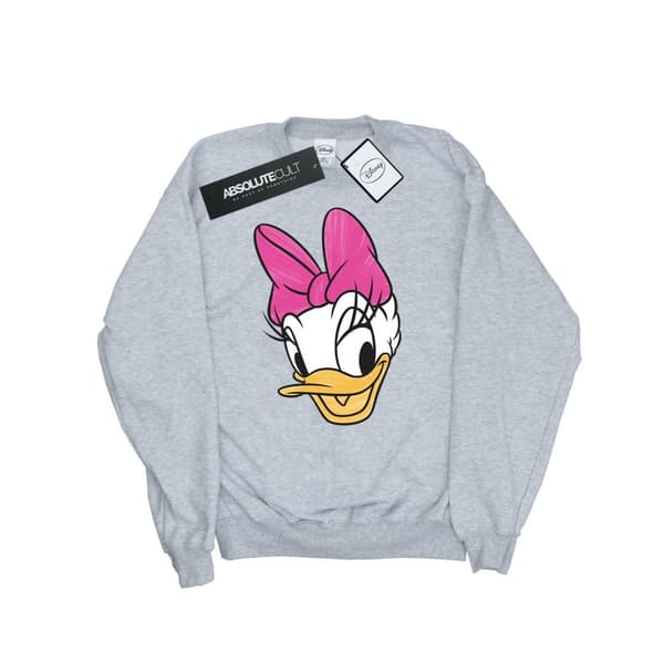 Disney Sweatshirt med målat huvud - Daisy Duck - dam/dam