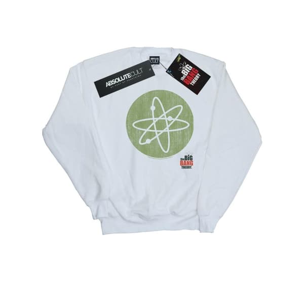 The Big Bang Theory Girls Big Bang Icon Sweatshirt White 7-8 Years