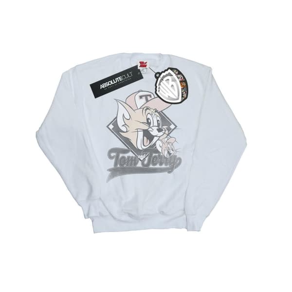 Tom And Jerry Girls Baseball Caps Sweatshirt