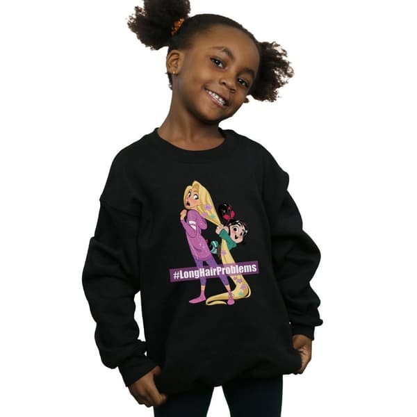 Disney Girls Wreck It Ralph Rapunzel And Vanellope Sweatshirt
