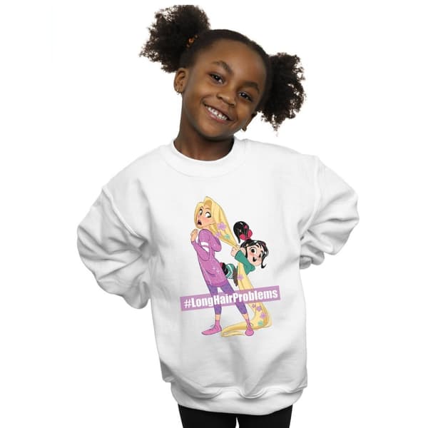 Disney Girls Wreck It Ralph Rapunzel And Vanellope Sweatshirt