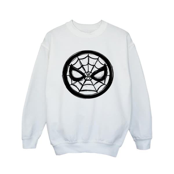 Marvel Girls Spider-Man Chest Logo Sweatshirt