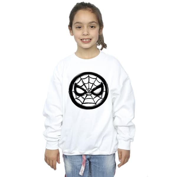 Marvel Girls Spider-Man Chest Logo Sweatshirt