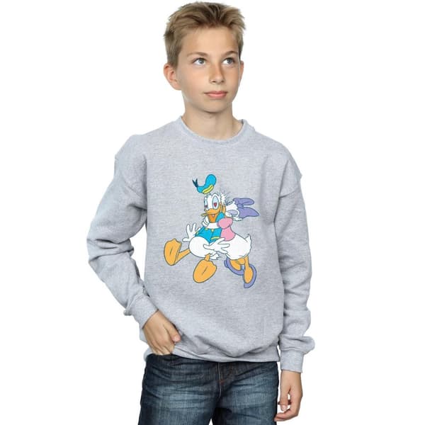 Disney Boys Donald And Daisy Duck Kiss Sweatshirt
