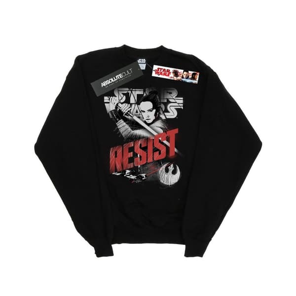Star Wars Girls The Last Jedi Rey Resist Sweatshirt