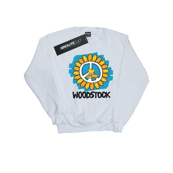 Woodstock Mens Flower Peace Sweatshirt