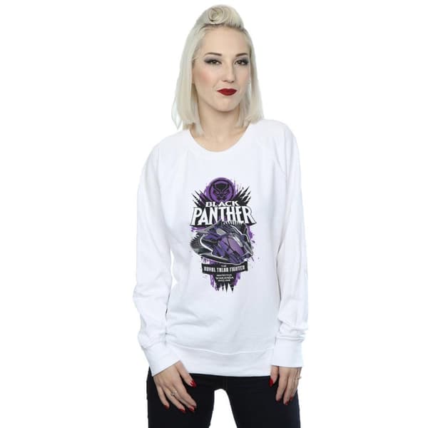 Marvel Black Panther Talon Fighter Badge - Sweatshirt för kvinnor/damer