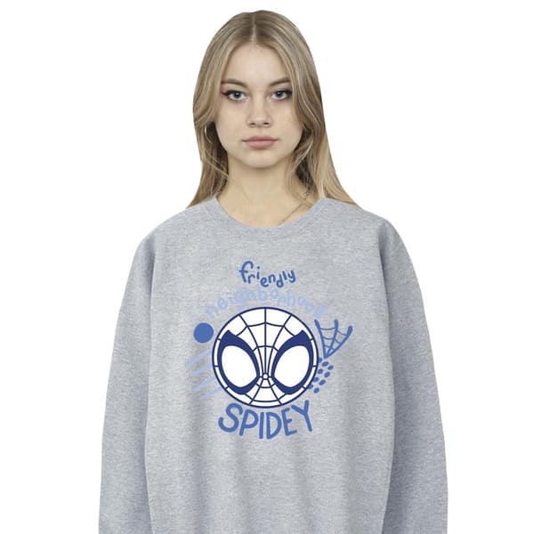 Marvel Womens/Ladies Spidey And His Amazing Friends Neighbourhood Sweatshirt