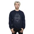 Miniatyrbilde 2 av 3: Star Wars Mens Millennium Falcon Christmas Tree Delivery Sweatshirt