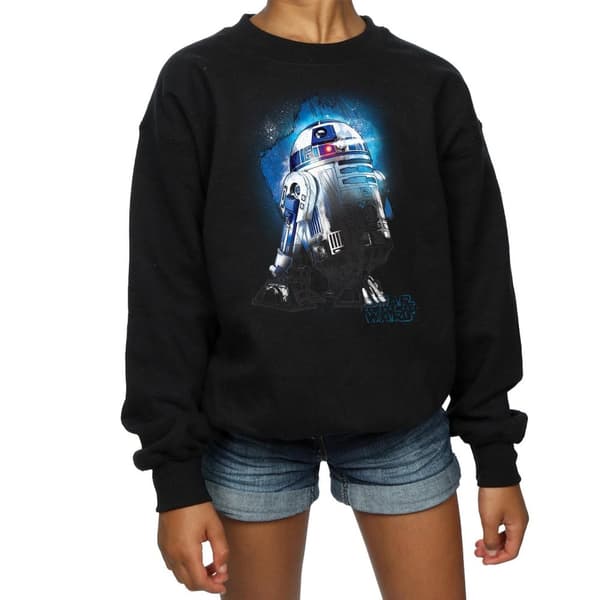 Star Wars Girls The Last Jedi R2-D2 Brushed Sweatshirt