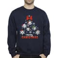 Miniatyrbild 3 av 4: Disney Mens Mickey Mouse And Friends Christmas Tree Sweatshirt
