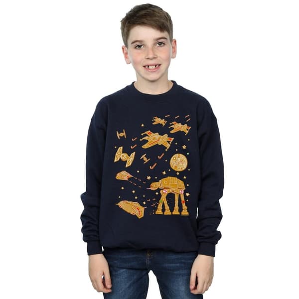 Star Wars Sweatshirt för pojkar - Gingerbread Battle