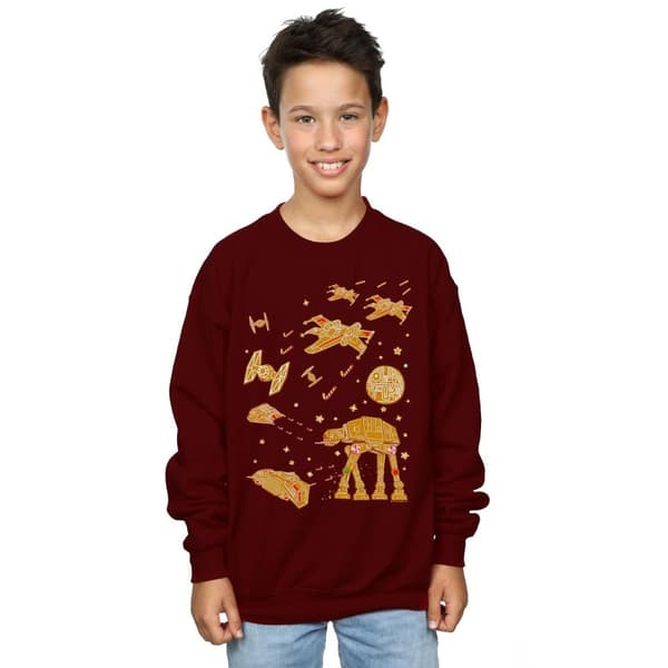 Star Wars Sweatshirt för pojkar - Gingerbread Battle