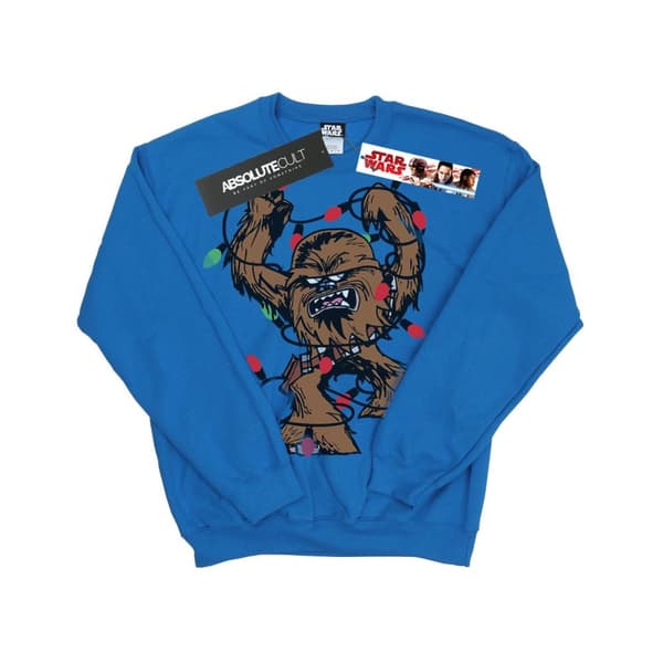 Star Wars Chewbacca Christmas Fairy Lights Sweatshirt - herr
