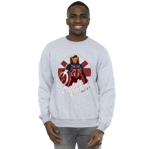 Marvel Mens What If Captain Carter Sweatshirt