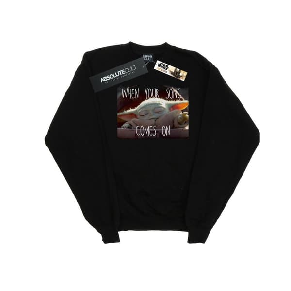 Star Wars Womens/Ladies The Mandalorian The Child Song Meme Sweatshirt