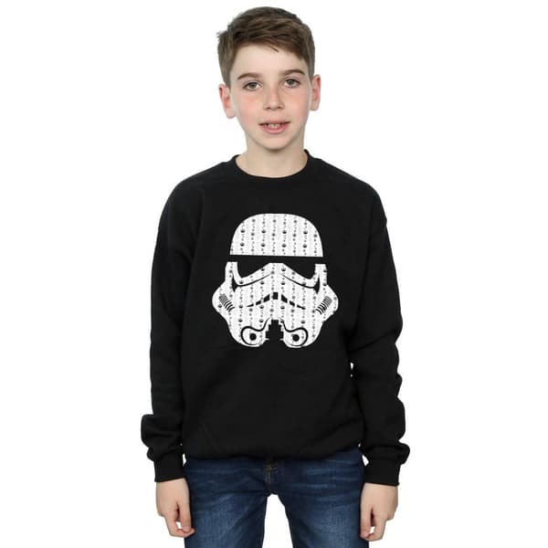 Star Wars Boys Christmas Stormtrooper Helmet Sweatshirt