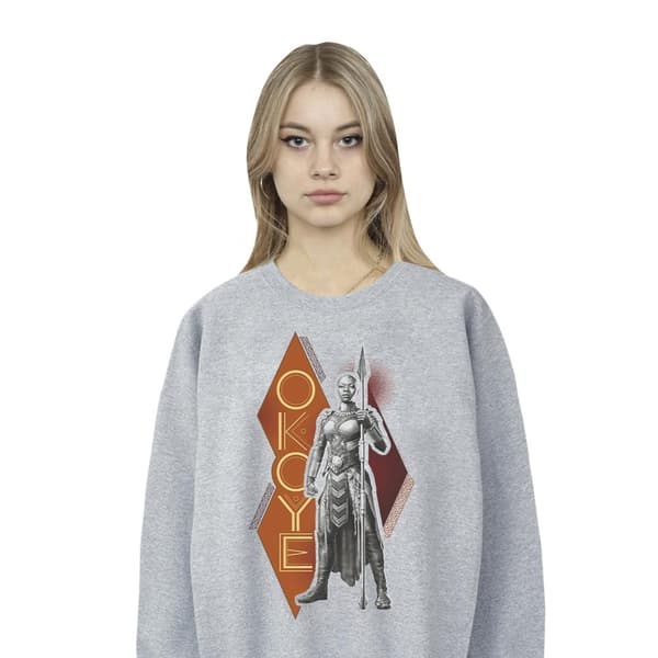 Marvel Womens/Ladies Wakanda Forever Okoye Stance Sweatshirt