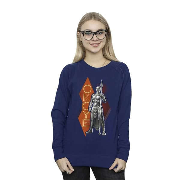 Marvel Womens/Ladies Wakanda Forever Okoye Stance Sweatshirt