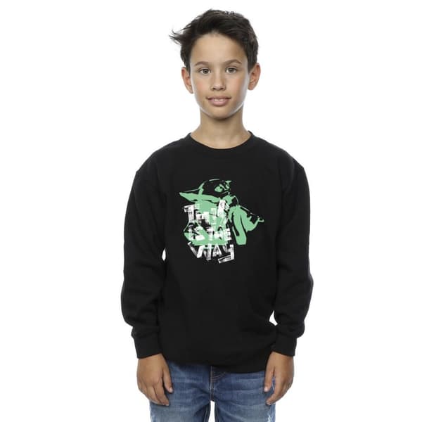 Star Wars Boys The Mandalorian This Is The Way Grogu Sweatshirt