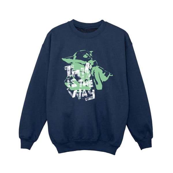 Star Wars Boys The Mandalorian This Is The Way Grogu Sweatshirt
