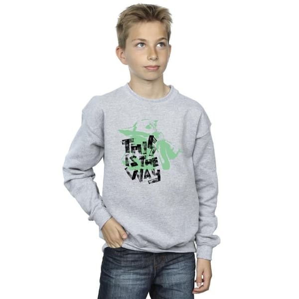 Star Wars Boys The Mandalorian This Is The Way Grogu Sweatshirt