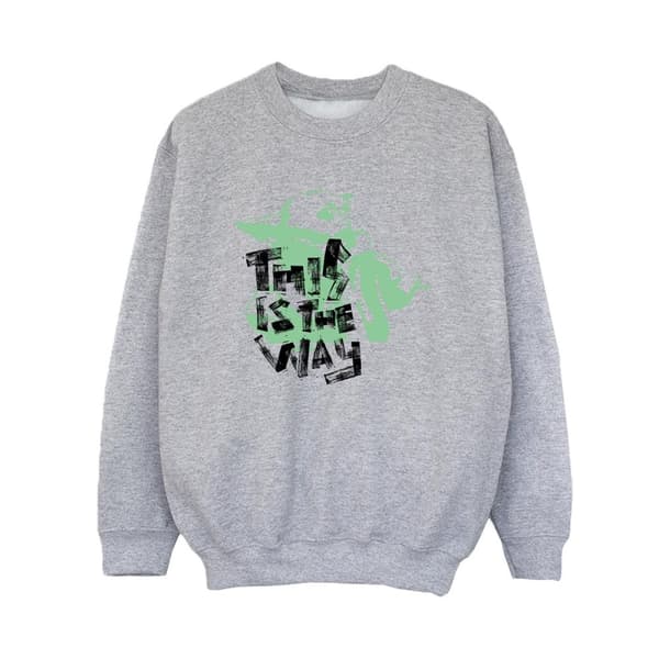 Star Wars Boys The Mandalorian This Is The Way Grogu Sweatshirt