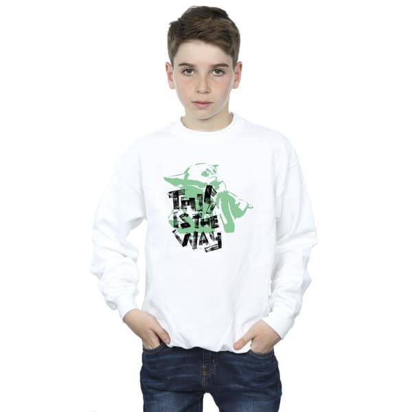 Star Wars Boys The Mandalorian This Is The Way Grogu Sweatshirt