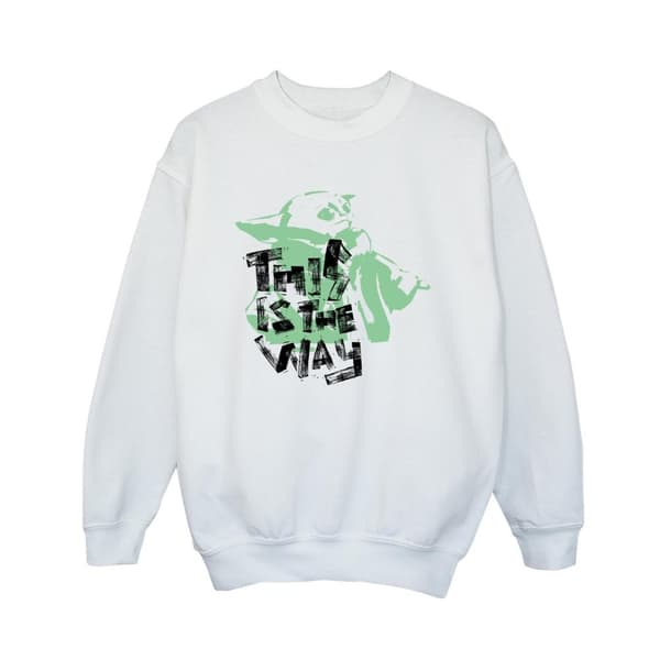 Star Wars Boys The Mandalorian This Is The Way Grogu Sweatshirt