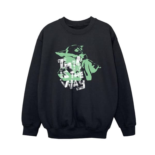 Star Wars Boys The Mandalorian This Is The Way Grogu Sweatshirt