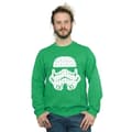 Miniatyrbild 2 av 5: Star Wars Sweatshirt med stormtrooperhjälm för herrar