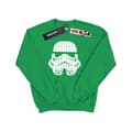Miniatyrbild 1 av 5: Star Wars Sweatshirt med stormtrooperhjälm för herrar