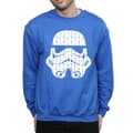 Miniatyrbild 3 av 5: Star Wars Sweatshirt med stormtrooperhjälm för herrar