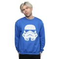 Miniatyrbild 2 av 5: Star Wars Sweatshirt med stormtrooperhjälm för herrar