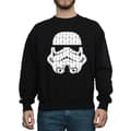 Miniatyrbild 3 av 5: Star Wars Sweatshirt med stormtrooperhjälm för herrar