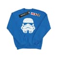 Miniatyrbild 1 av 5: Star Wars Sweatshirt med stormtrooperhjälm för herrar