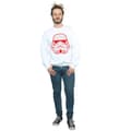 Miniatyrbild 4 av 5: Star Wars Sweatshirt med stormtrooperhjälm för herrar