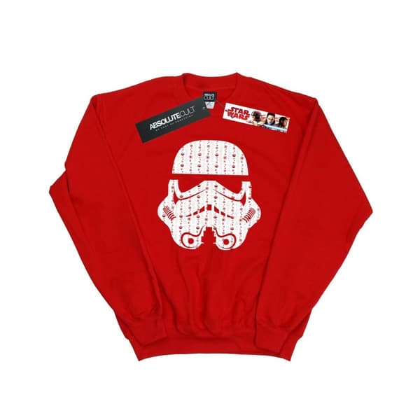 Star Wars Sweatshirt med stormtrooperhjälm för herrar