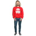 Miniatyrbild 4 av 5: Star Wars Sweatshirt med stormtrooperhjälm för herrar